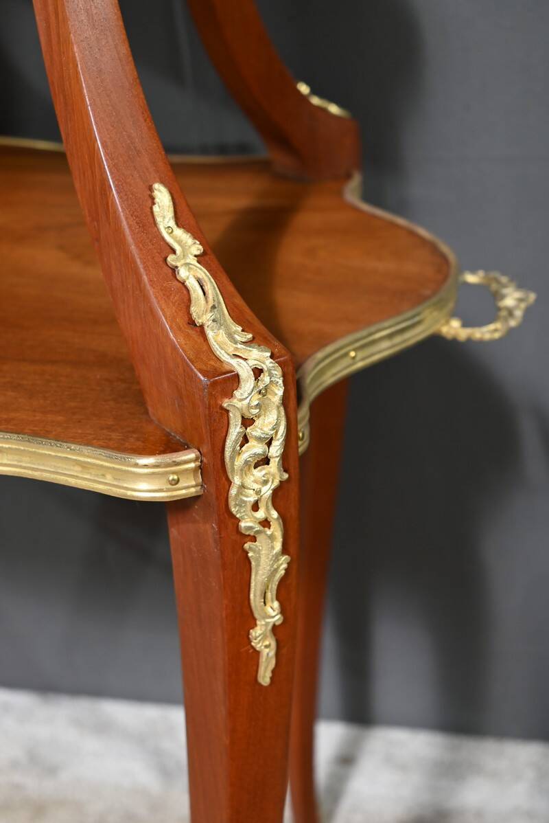Mahogany Tea Table, Napoleon III style – Late 19th century