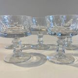Small 5 piece cut crystal glass villeroy & boch liqueur service