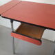 Red formica table
