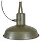 Vintage Green Army Pendant Lamp, 1960s