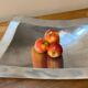 Vintage polished aluminium plate