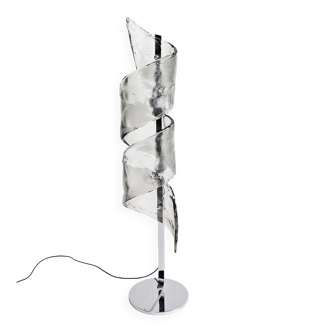 Muranoglass floor lamp 'Spiral' by Mazzega 1970s