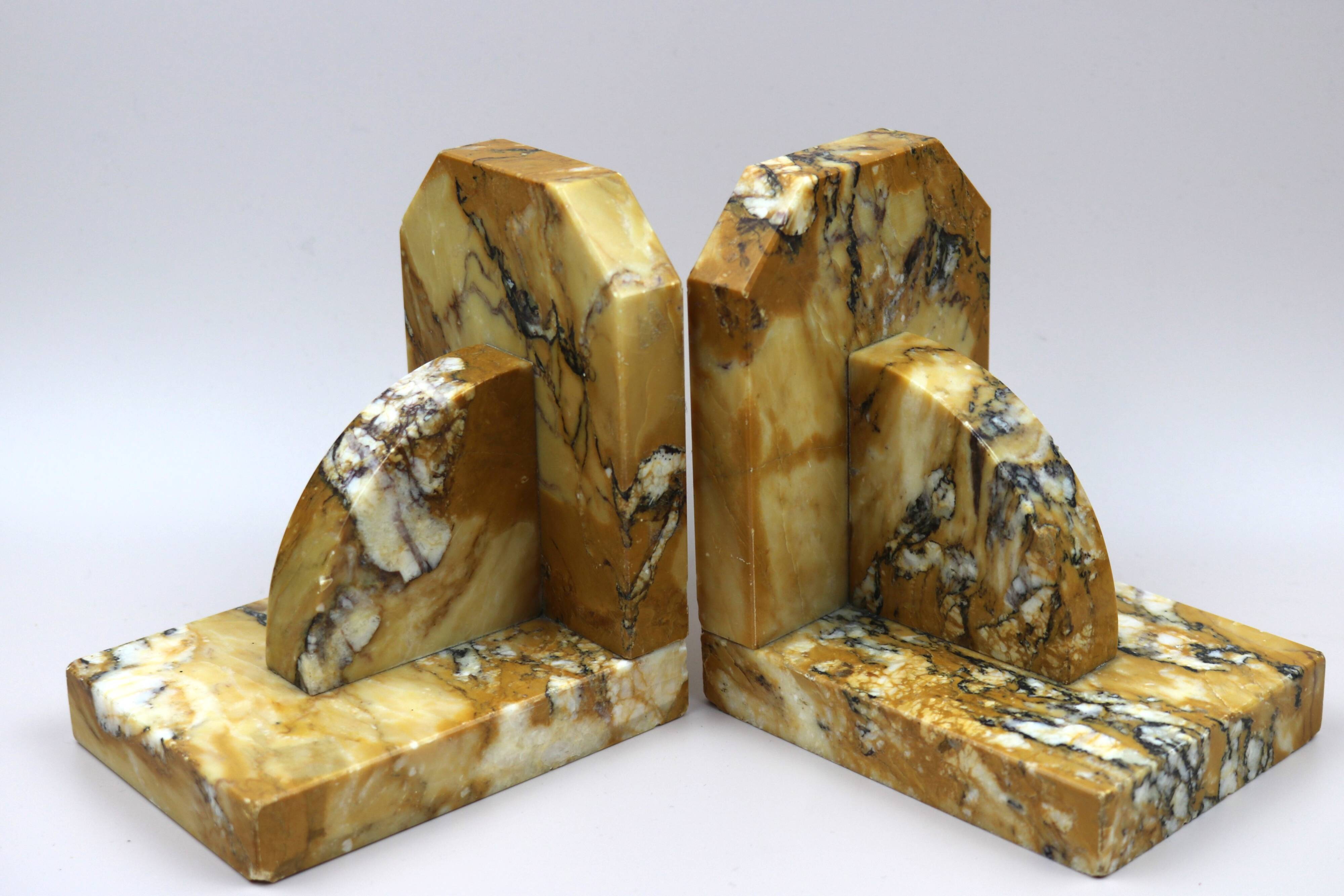 Pair of Marble Bookends