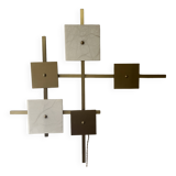 Marble and brass wall light