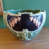 Art Nouveau ceramic pot cover