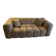 Canapé Windsor & Co en velours taupe/beige - excellent état