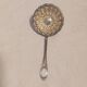 Silver-plated sprinkling spoon
