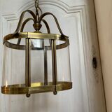 Brass lantern pendant lamp
