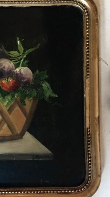 Tableau ancien fruits