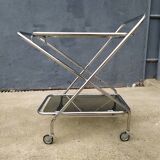Vintage chrome bar cart
