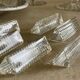 12 glass knife holders.