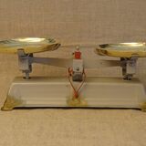 Old balance force 5 kg type roberval trays brass ref:A210/24