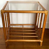 Rattan coffee table