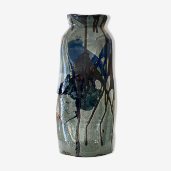 Vase en céramique par Thomas Buxo des années 60