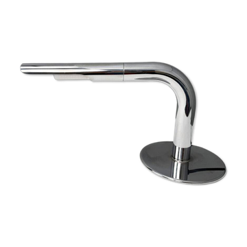 Large table lamp “Gulp,” chrome-plated, by Ingo Maurer for Design M, Germany, 1960s
