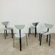 4 chairs Niels Gammelgaard and Lars Mathiasen for Bent Krogh, 1980, postmodern style