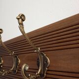 Vintage wall coat rack – 50 cm – 6 metal hooks