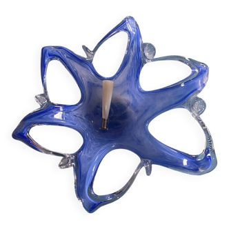 Morano glass "Starfish" trinket dish