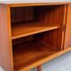 Ejnar Larsen & Aksel Bender sideboard with sliding doors, teak, vintage mid-century Danish design, Næstved Møbelfabrik.