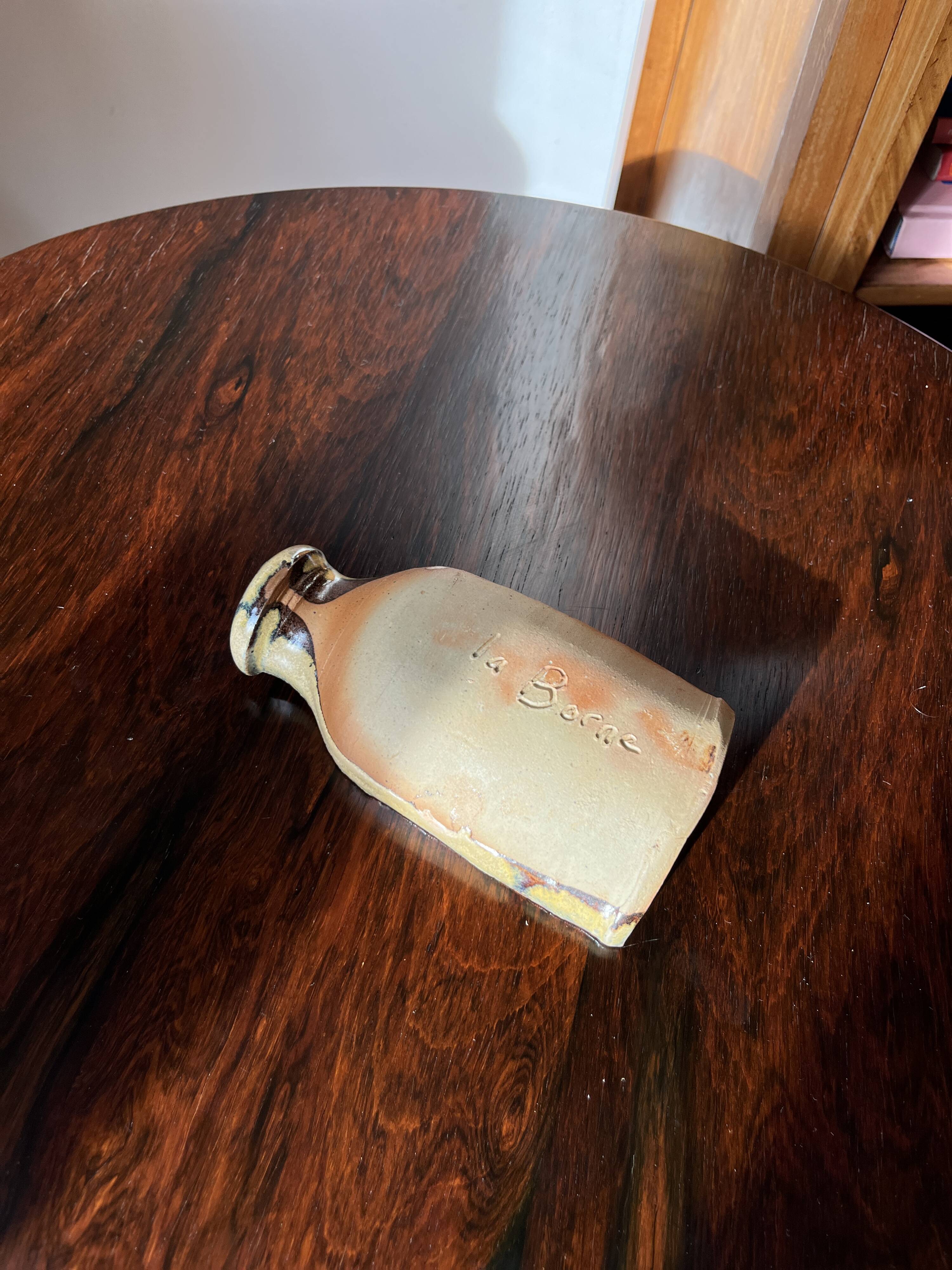 Bottle-shaped trinket tray, Pierre Digan, La Borne