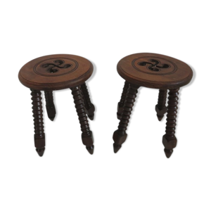 paire de tabourets basques