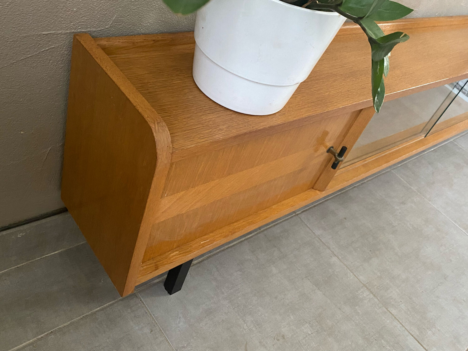 Vintage wooden row from the 50s-60s