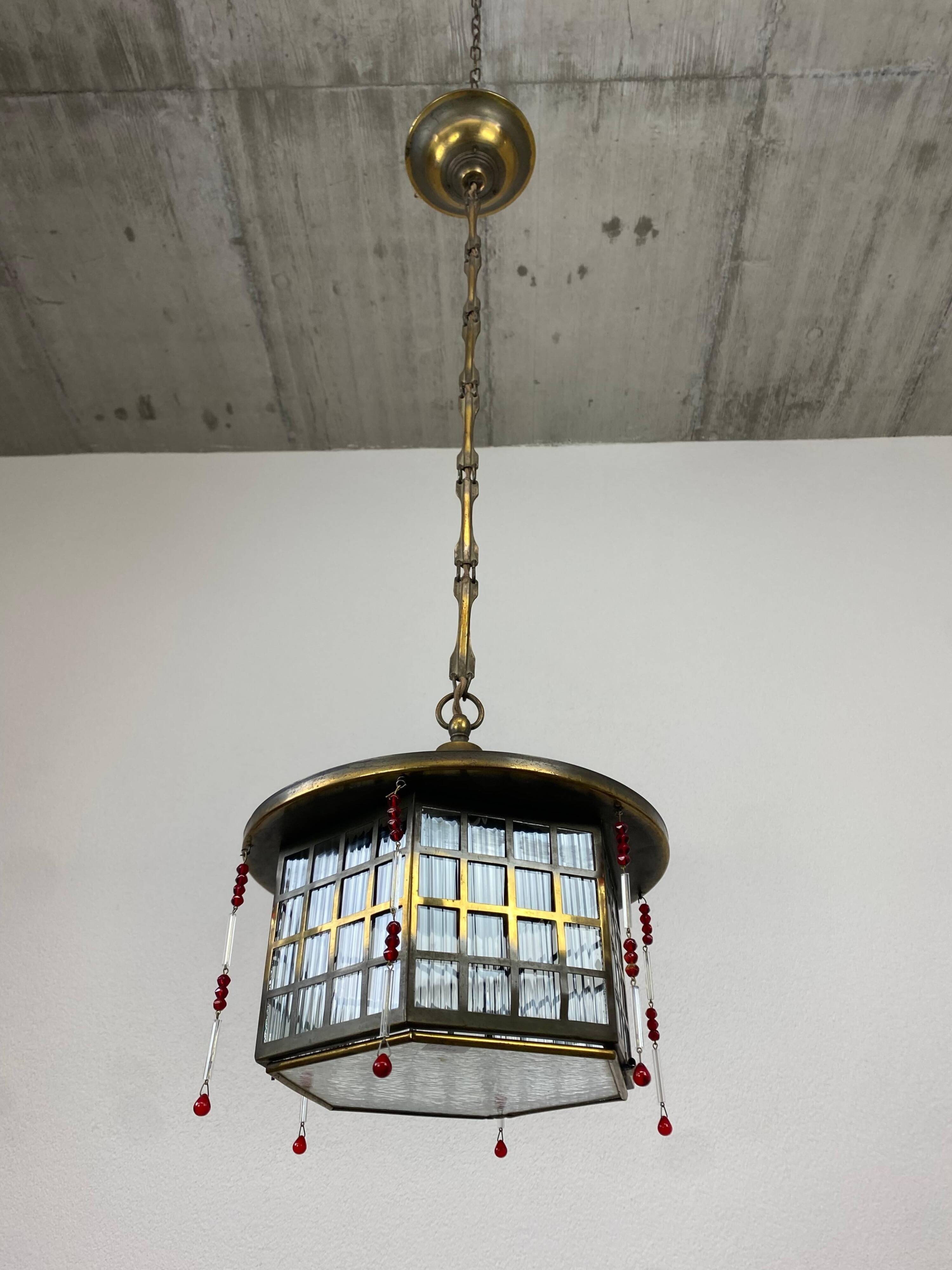 Lampe suspendue Sécession Atr. Josef Hoffmann