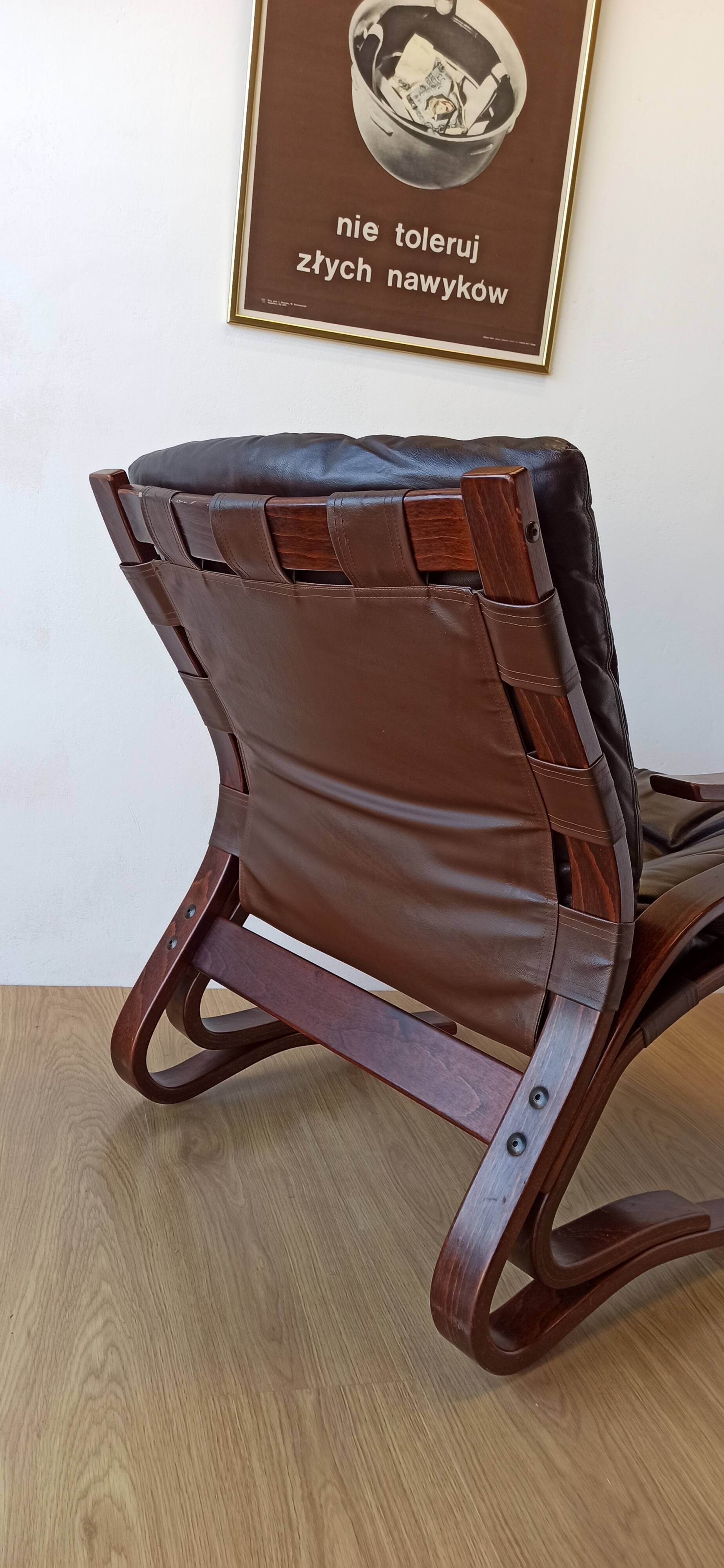 Scandinavian  Lounge Chair by Oddvin Rykken, 1960s.