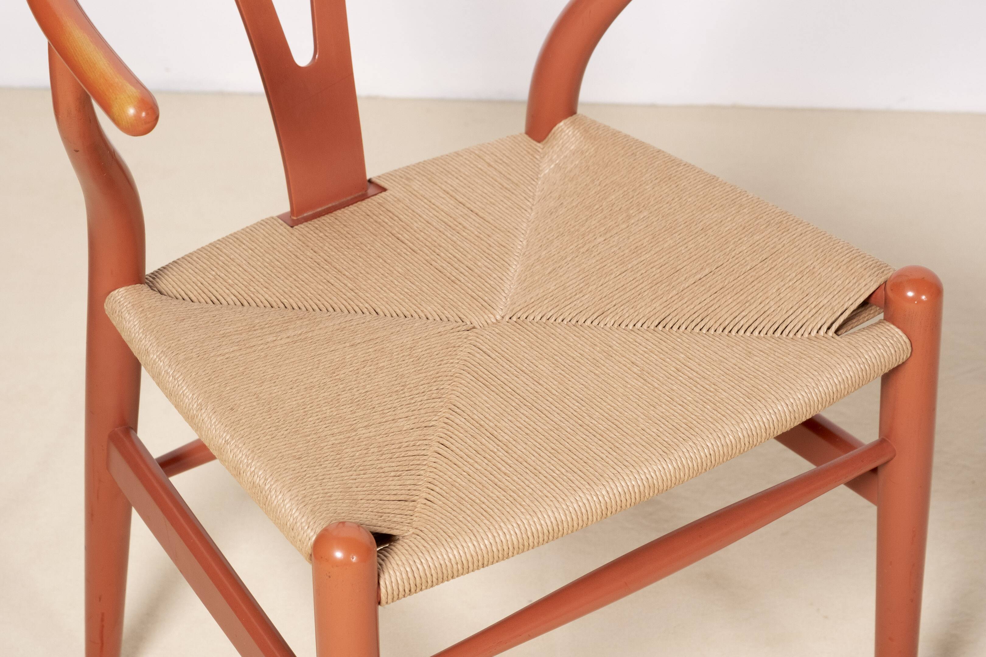 4x Hans J. Wegner Early CH24 Chaise Wishbone, années 1960