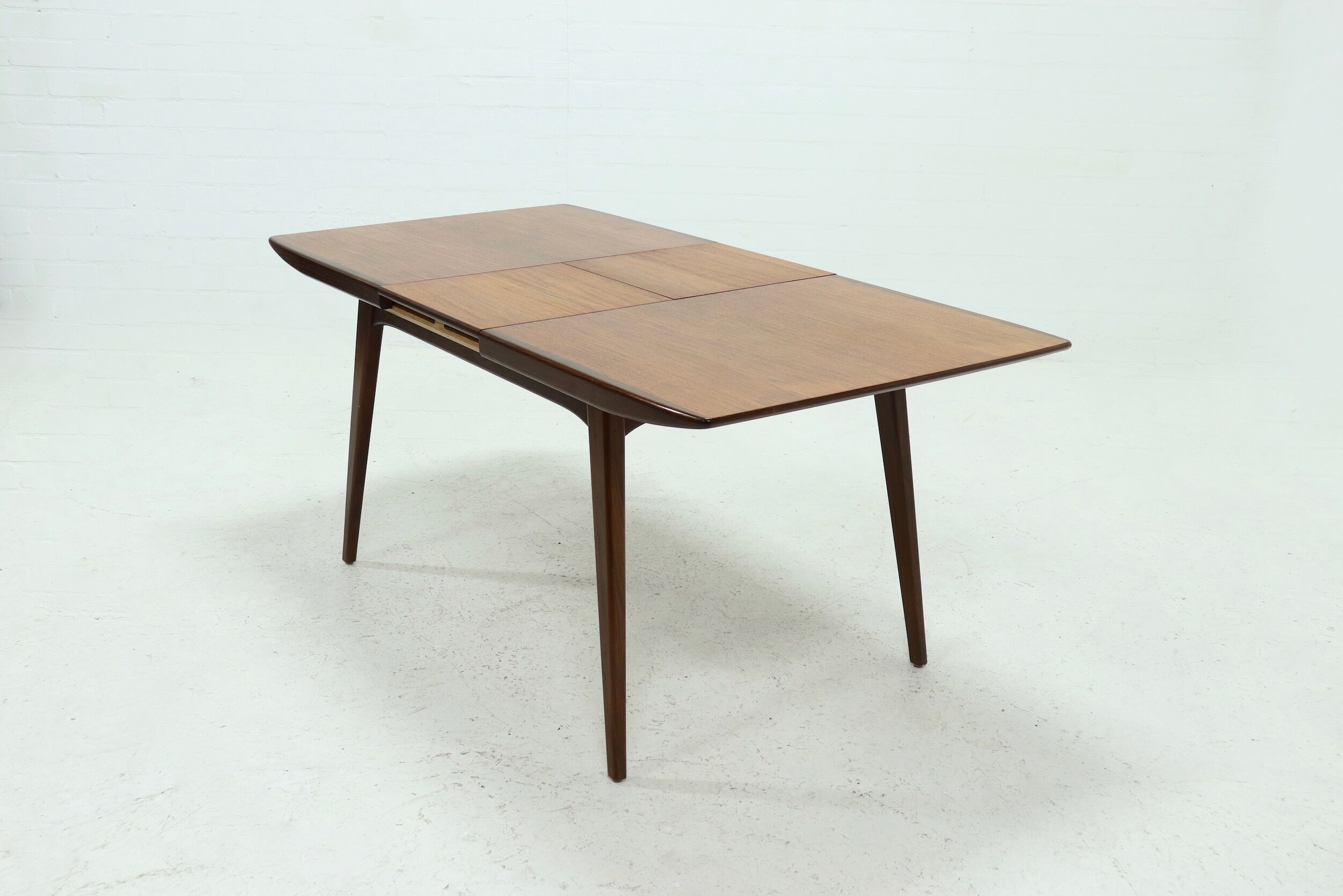 Extendable Teak Dining Table By Louis van Teeffelen for WeBe, 1950's