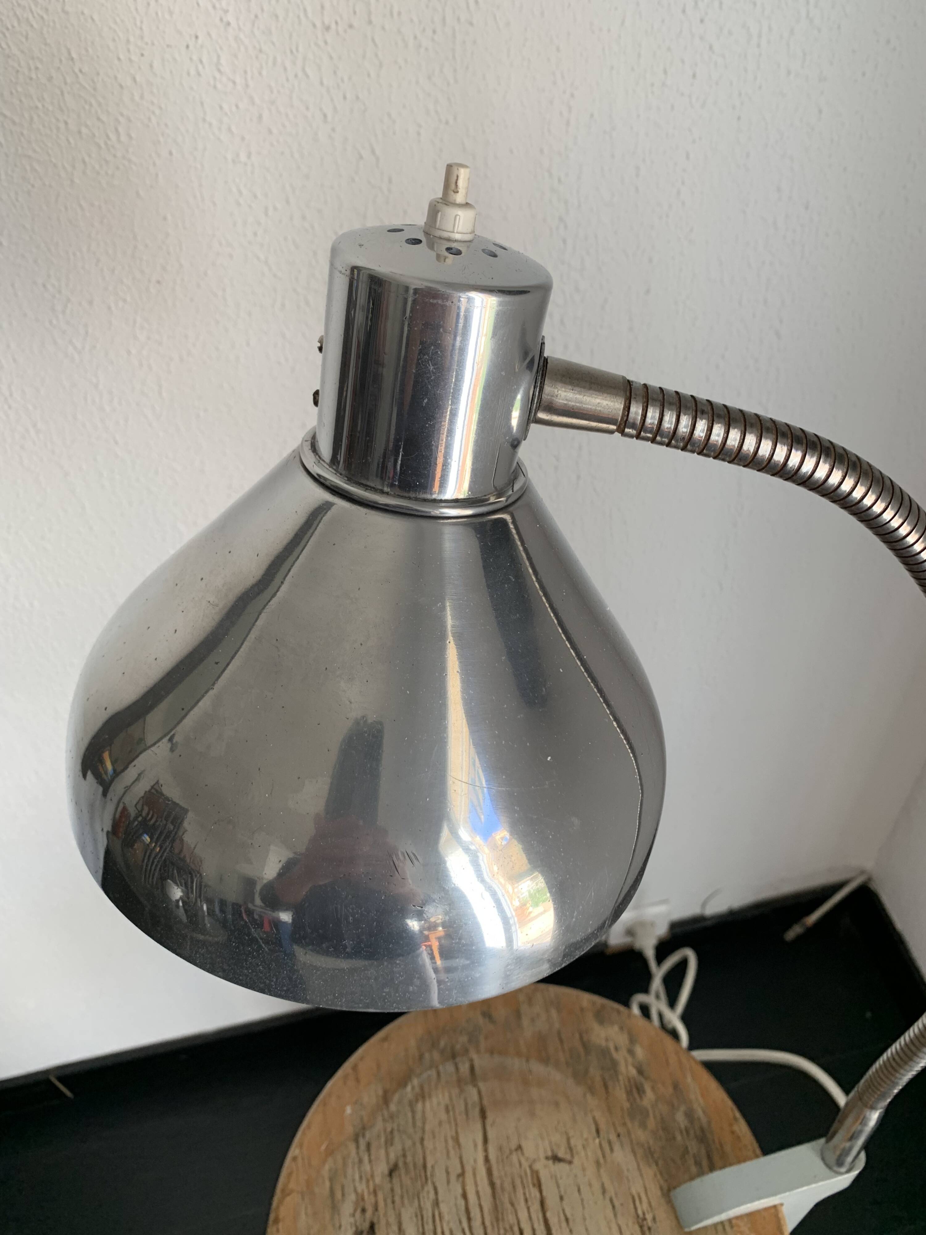 Vintage 1950s industrial factory lamp Jumo GS3, almost new - 60 cm