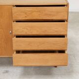 U-458 oak sideboard by Jiri Jiroutek for Interier Praha 1960