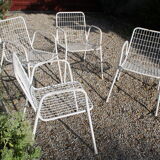 Lot de quatre fauteuils Rio