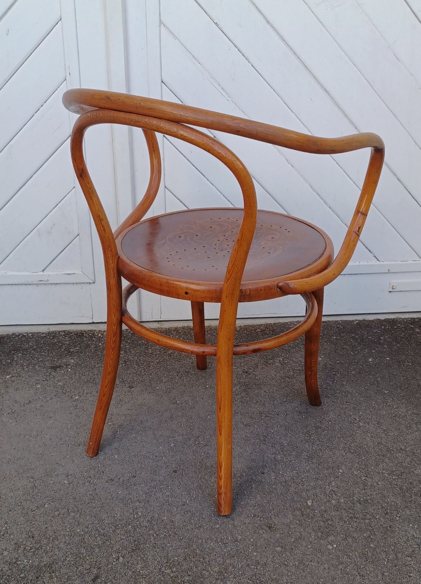 Bent beech armchair by Jacob & Josef Kohn, 1900s.