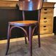 Series of 6 mismatched bistro chairs Baumann and Mahieu