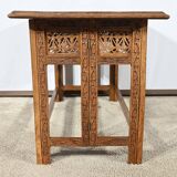 Oriental Folding Table in Exotic Wood – Early 20th Century
