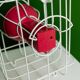 Two-tone White and Red Lamp in Powder-Coated Metal, Ikea PS2017 by Metali Crasset, Cordless for Indoor/Outdoor