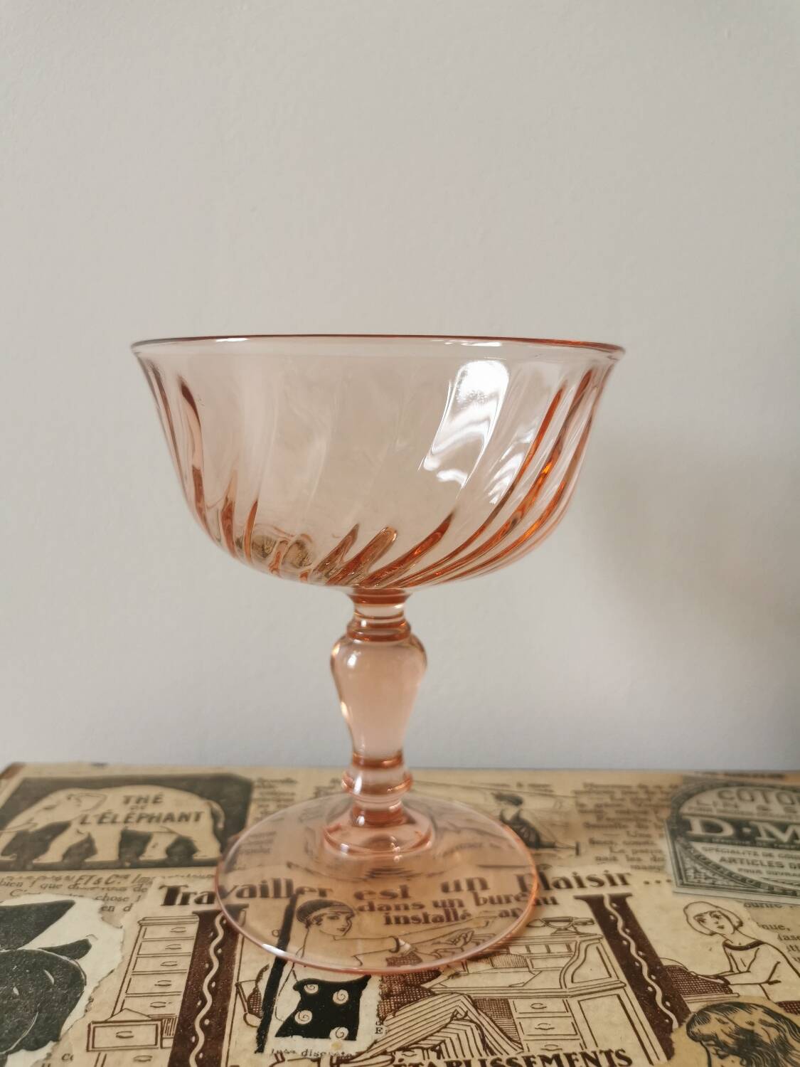 Rosaline champagne glasses