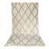 Beni Ouarain Berber rug • Brown diamond pattern on a beige background