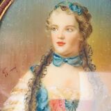 Miniature portrait de femme