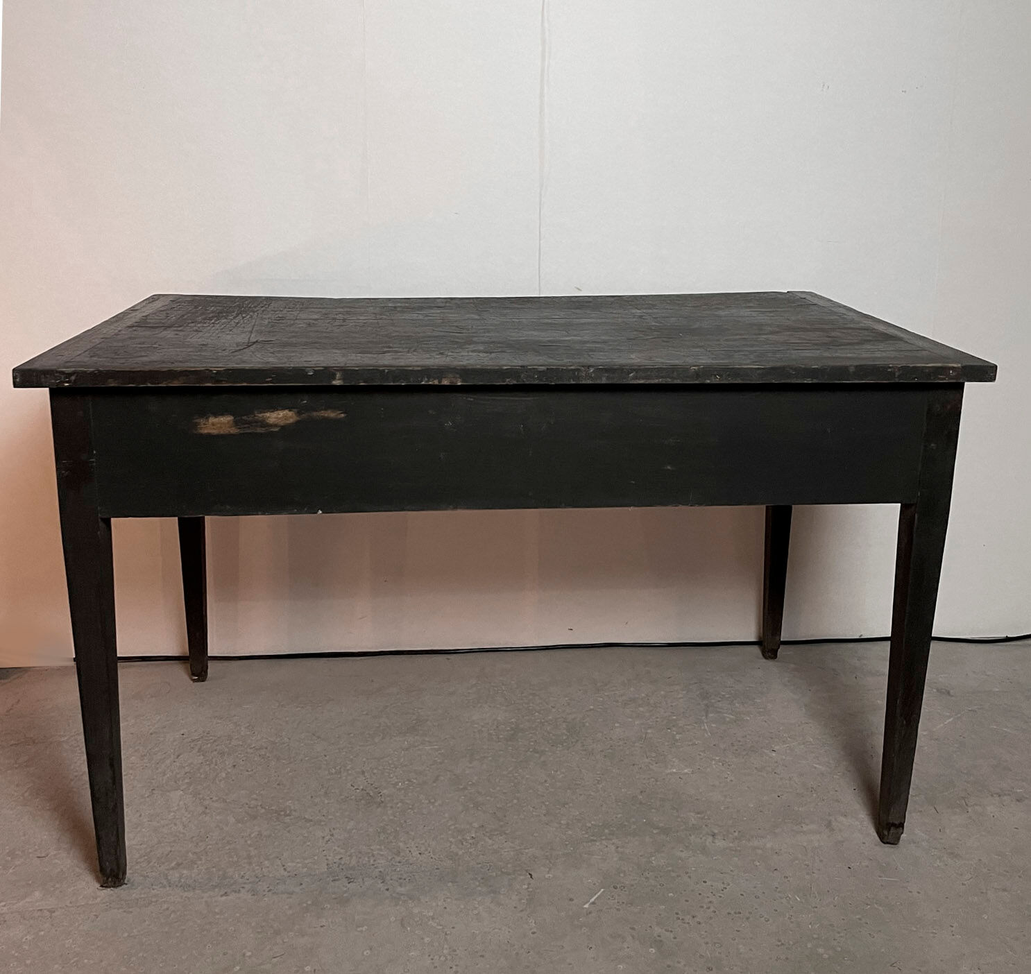 Bureau noir deux tiroirs