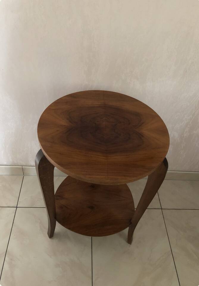 Art Deco tripod pedestal table