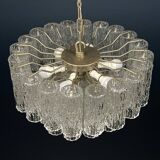 Mid-Century Murano glass chandelier Tronchi by Toni Zuccheri for Venini, Italy, 1960s