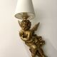 Pair of golden Puttis wall lights