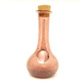 Ancienne verseuse en verre soufflé violine, signée BIOT