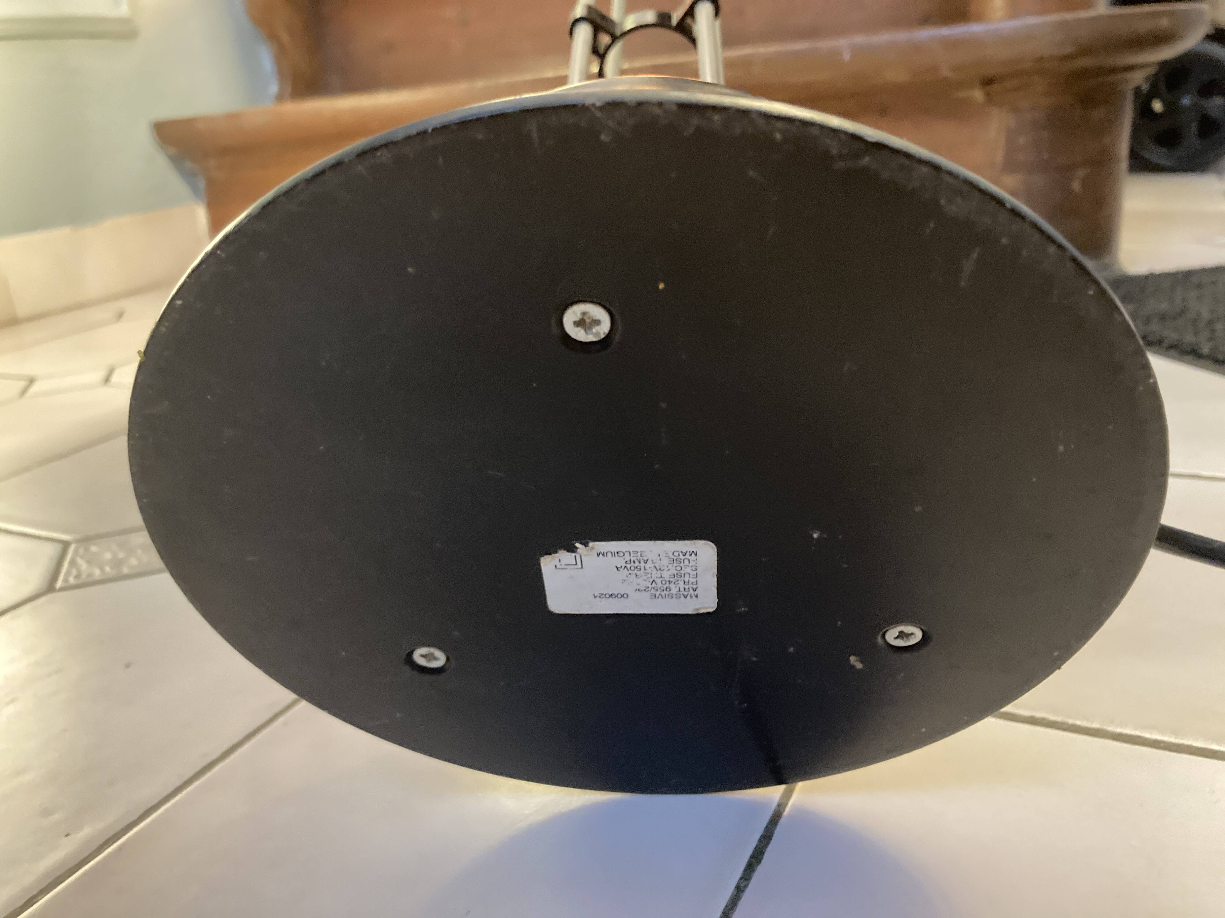 Adjustable and orientable light column 1980 for massive.