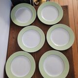 Set of 6 Linon Saint Amand flat plates