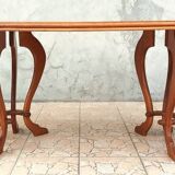 Brutalist table in solid oak