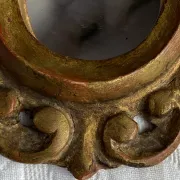 Miroir en bois sculpté de style rococo