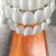 White metal pendant lamp from the mid-century by H. Zender for Temde.